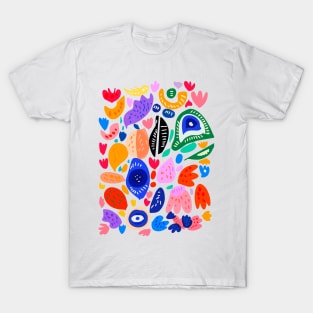 Summer Juicy Fruits Pattern Art by Emmanuel Signorino T-Shirt